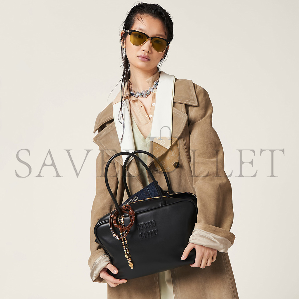 M1v M1v leather beau bag 5bb117 (34*23*10cm)